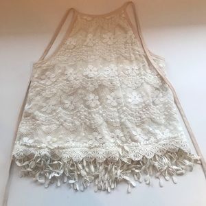 Staring at Stars Lace Halter Top